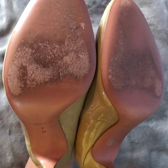 COACH leather patent pumps - Almond Toe - Picture 5 of 7